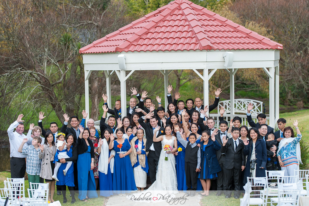 Morgan and Ethel travelled all the way from the South Island to say their "I do's" in Auckland where most of Ethel's family live.  